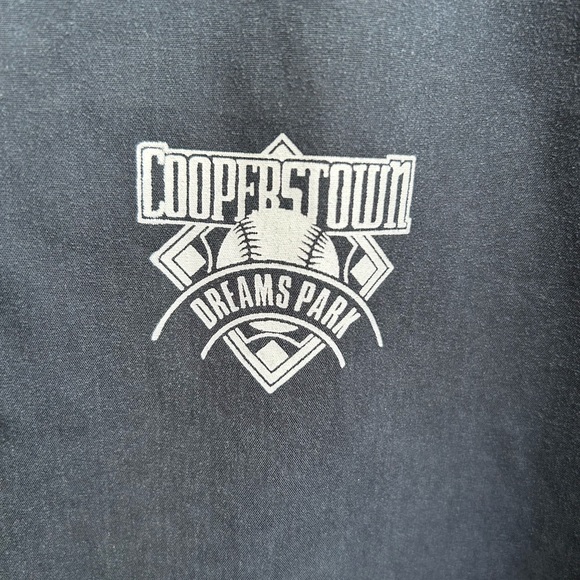 Cooperstown Dreams Park Men’s 1/4 Zip Long Sleeve Baseball Pullover Blue/Red XL - Picture 5 of 5